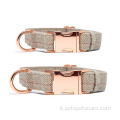 Amzon Hot Sale Tweed Dog Collars Accessori per animali domestici